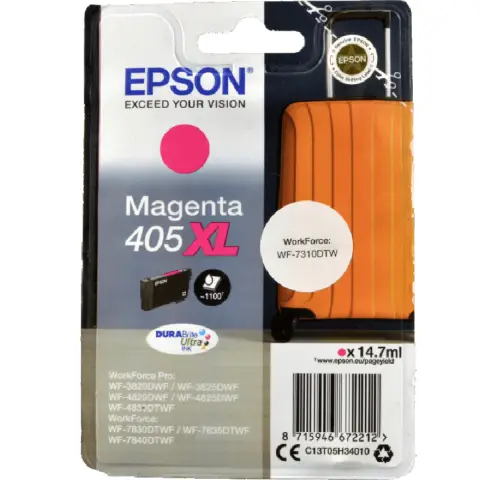 Tusz Epson 405XL  do WF-7835/7830D/7840DTWF | 14,7 ml | Magenta